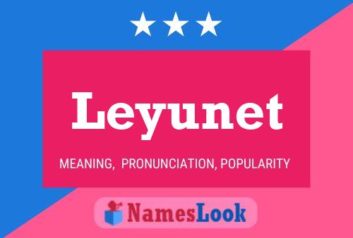 Póster del nombre Leyunet