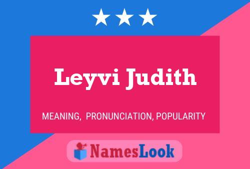 Póster del nombre Leyvi Judith