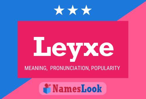 Póster del nombre Leyxe