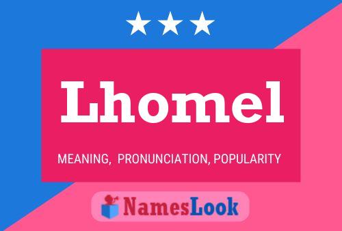 Póster del nombre Lhomel