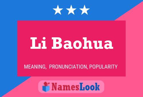 Póster del nombre Li Baohua