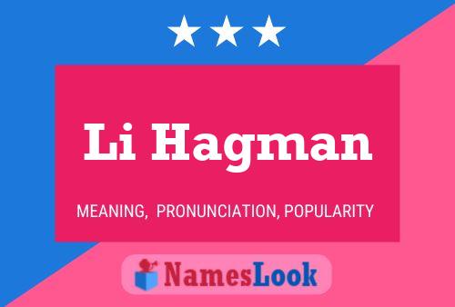 Póster del nombre Li Hagman