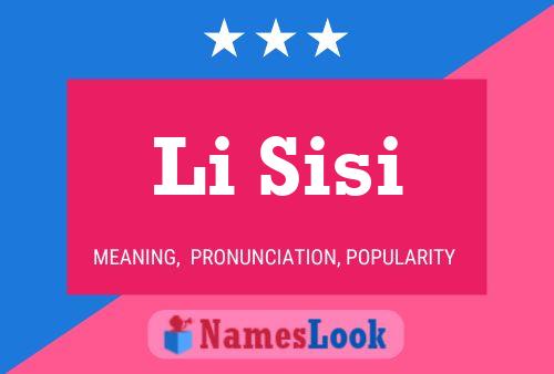 Póster del nombre Li Sisi