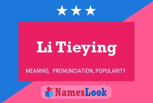 Póster del nombre Li Tieying