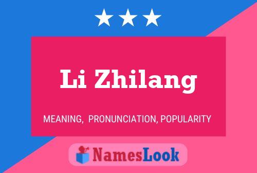 Póster del nombre Li Zhilang