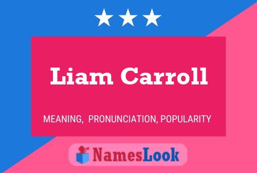 Póster del nombre Liam Carroll