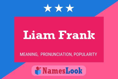 Póster del nombre Liam Frank