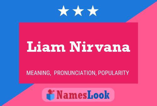 Póster del nombre Liam Nirvana