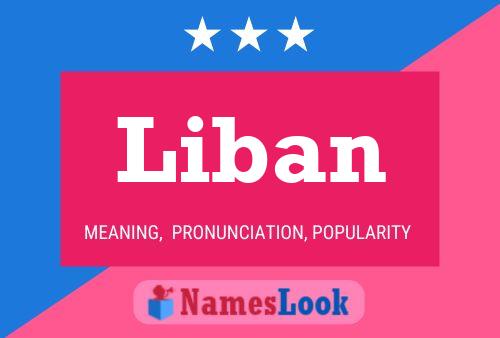 Póster del nombre Liban