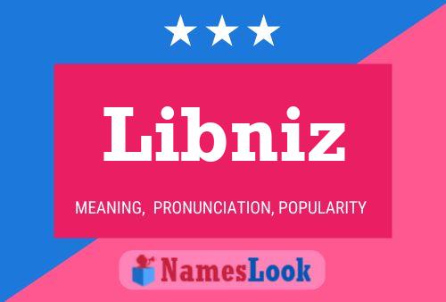 Póster del nombre Libniz