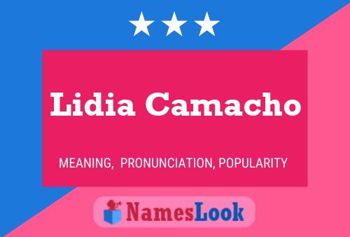 Póster del nombre Lidia Camacho