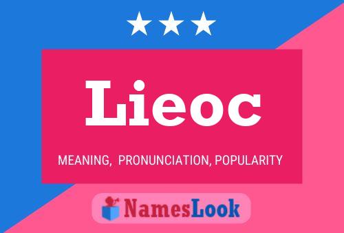 Póster del nombre Lieoc