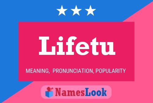 Póster del nombre Lifetu