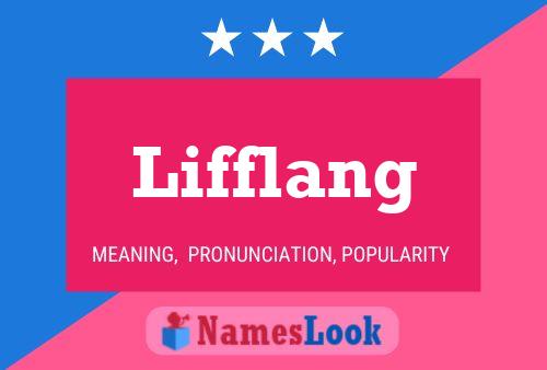 Póster del nombre Lifflang