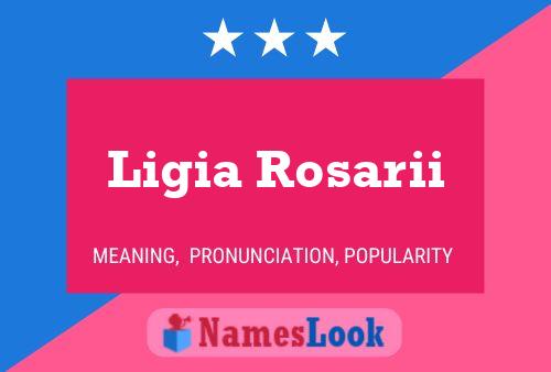 Póster del nombre Ligia Rosarii