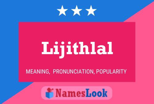 Póster del nombre Lijithlal