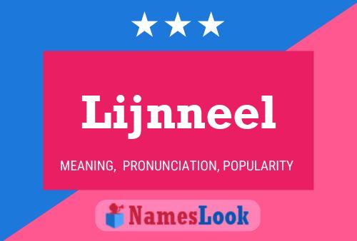 Póster del nombre Lijnneel