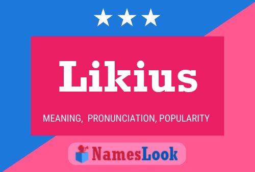 Póster del nombre Likius