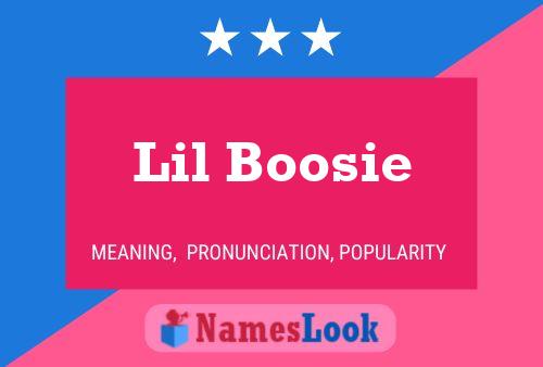 Póster del nombre Lil Boosie