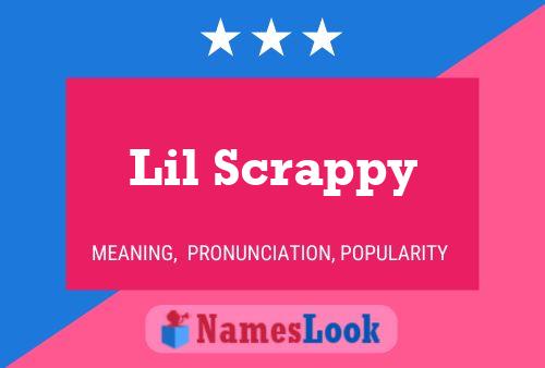 Póster del nombre Lil Scrappy