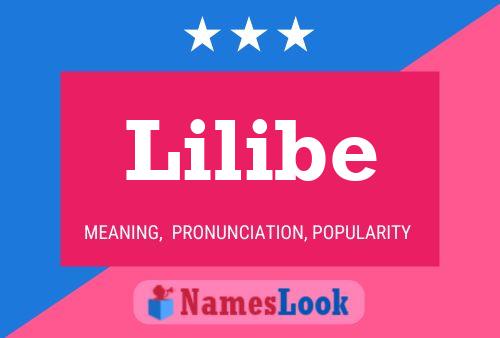 Póster del nombre Lilibe