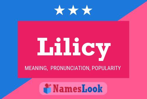 Póster del nombre Lilicy