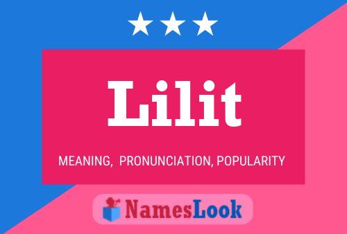 Póster del nombre Lilit