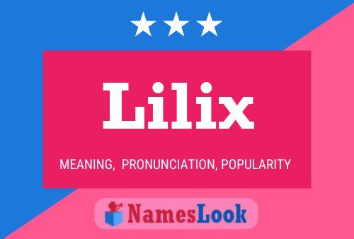 Póster del nombre Lilix