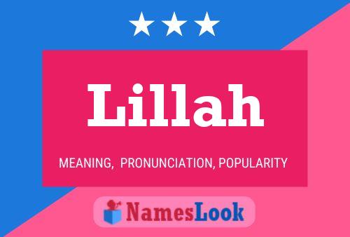 Póster del nombre Lillah