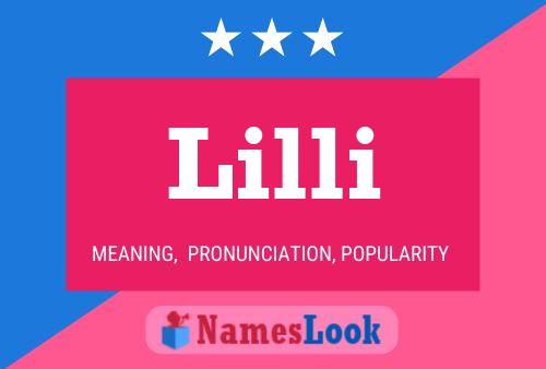 Póster del nombre Lilli