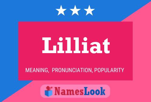 Póster del nombre Lilliat