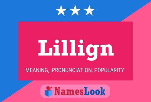 Póster del nombre Lillign