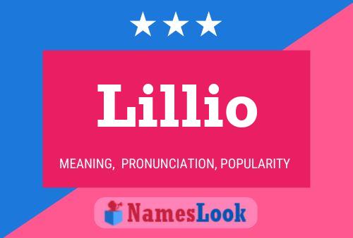 Póster del nombre Lillio