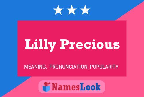 Póster del nombre Lilly Precious