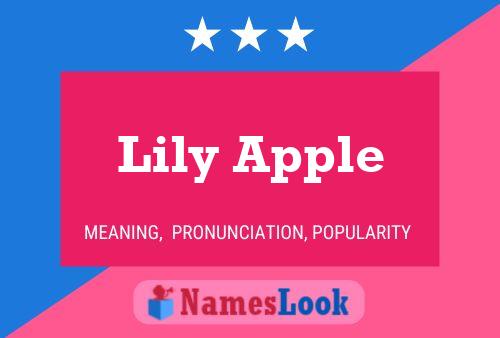 Póster del nombre Lily Apple