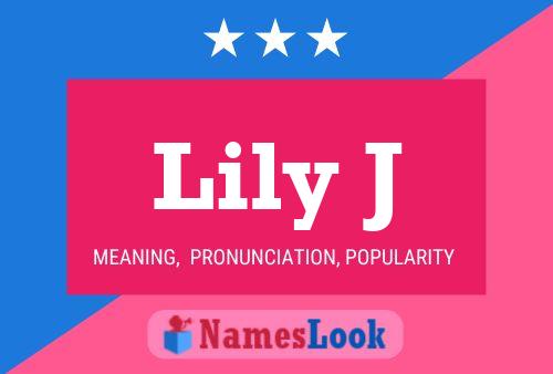 Póster del nombre Lily J