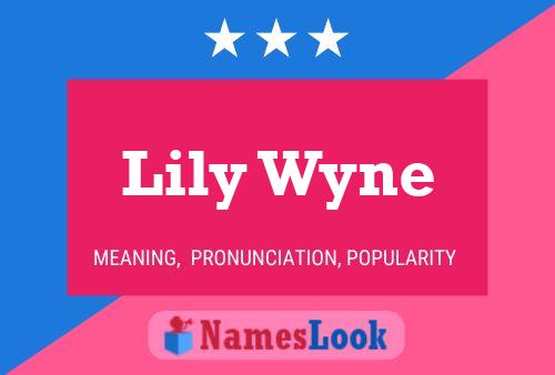 Póster del nombre Lily Wyne