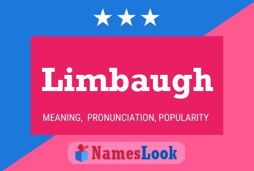 Póster del nombre Limbaugh