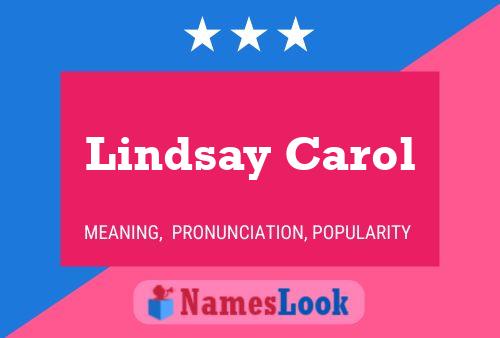 Póster del nombre Lindsay Carol