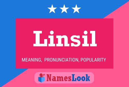 Póster del nombre Linsil