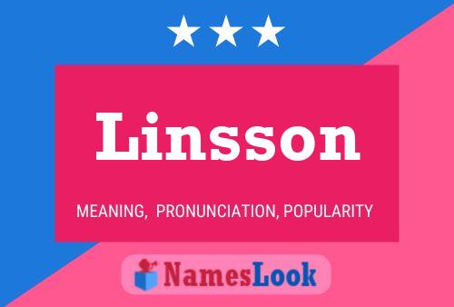 Póster del nombre Linsson