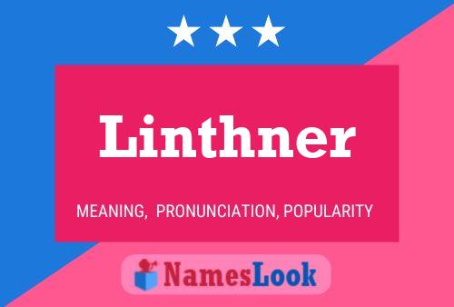 Póster del nombre Linthner