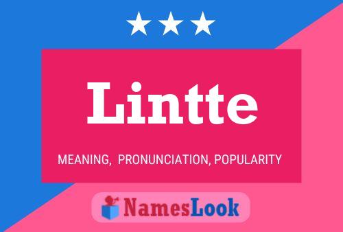 Póster del nombre Lintte