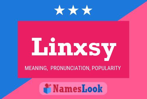 Póster del nombre Linxsy