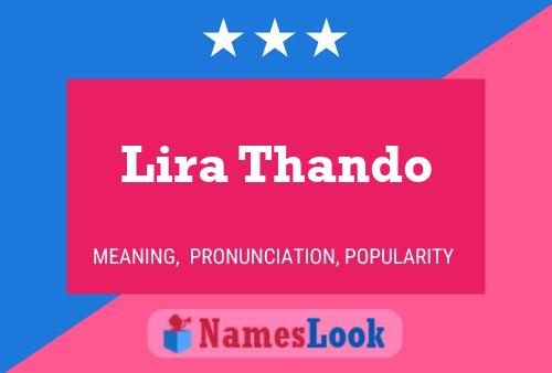 Póster del nombre Lira Thando