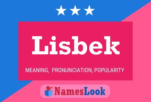 Póster del nombre Lisbek