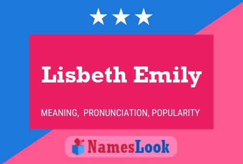 Póster del nombre Lisbeth Emily