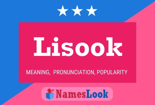 Póster del nombre Lisook