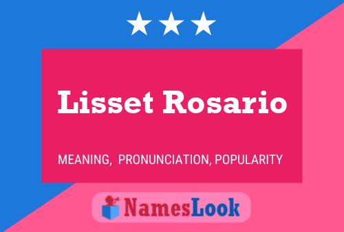 Póster del nombre Lisset Rosario