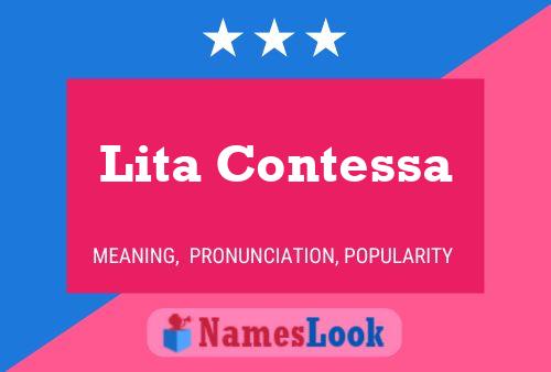 Póster del nombre Lita Contessa